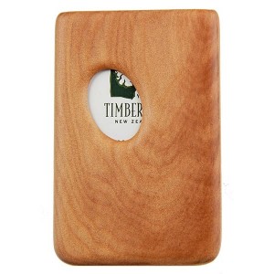 Pocket Business Card Holder - Kauri / Thumbprint