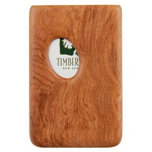 Pocket Business Card Holder - Rimu / Thumbprint