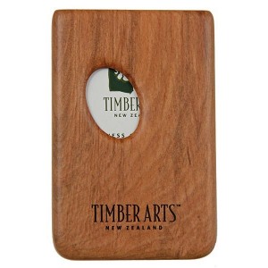 Pocket Business Card Holder -Thumbprint / Rimu