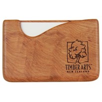 Pocket Business Card Holder - Fish Hook / Rimu